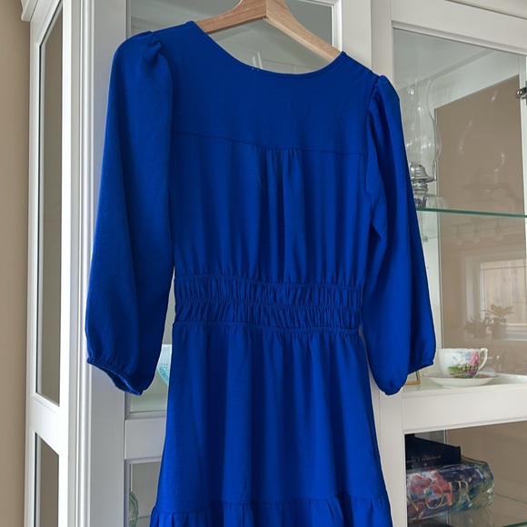 DONATED- NWOT Monteau royal blue tiered dress - Picture 9 of 10